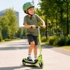 Hulajnoga dla dzieci TRIKE FIX dwukołowa LED składana podwójne hamulce neon zielony
